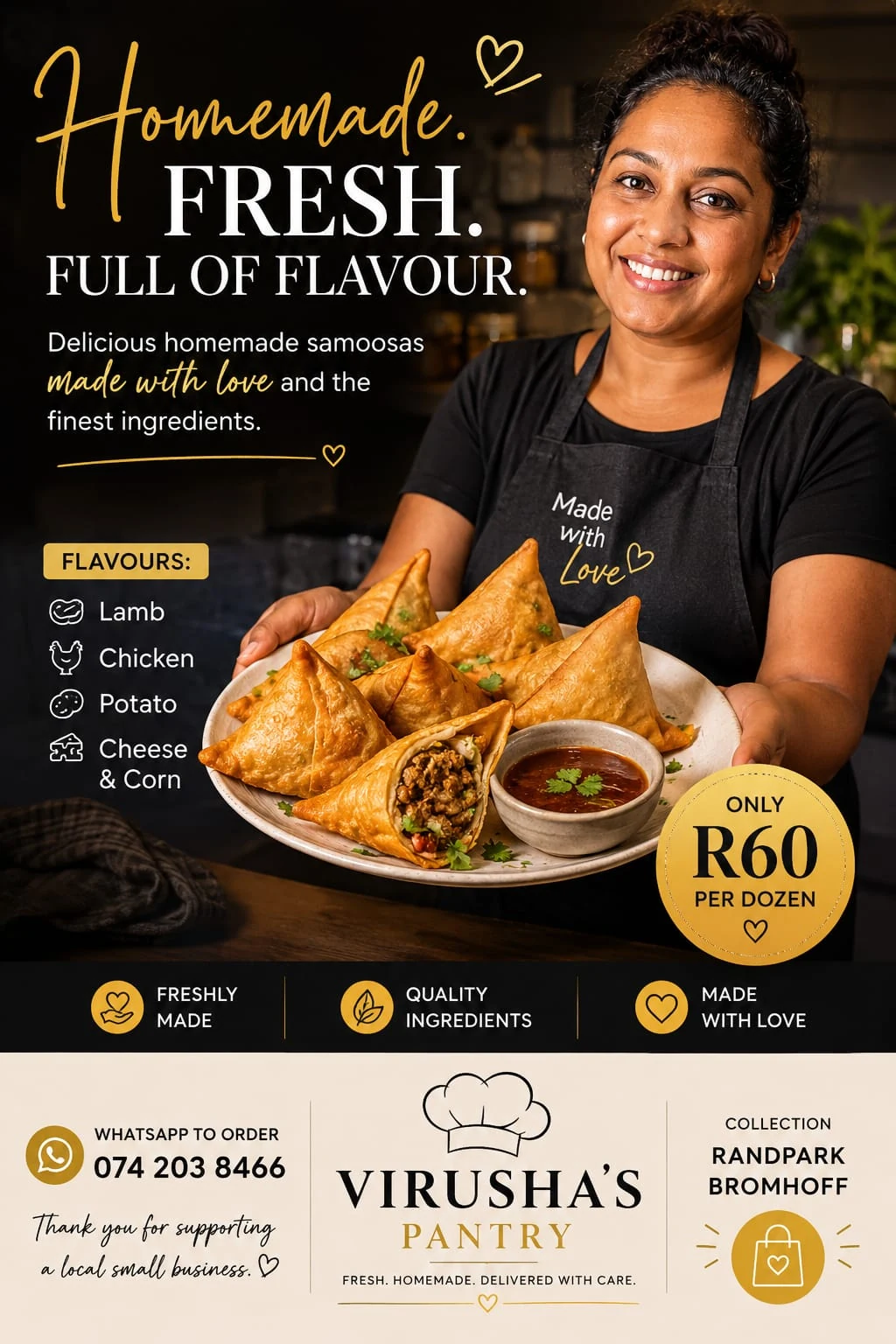 Original VIRUSHA'S PANTRY advertisement